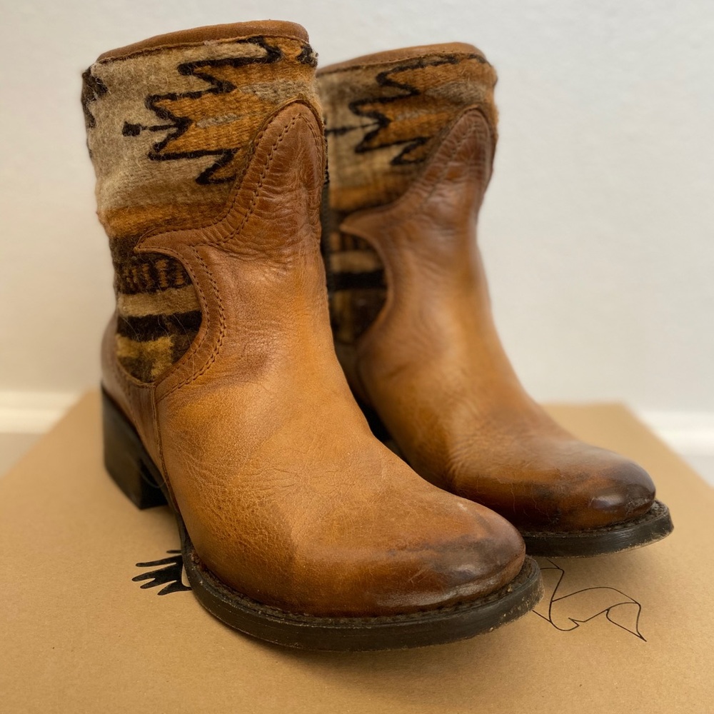 FREEBIRD Shine Boots in Cognac